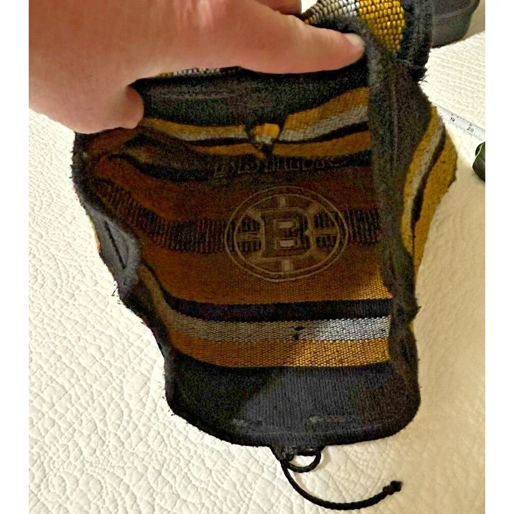 Boston Bruins Cinch Sack Backpack Black Yellow Size 16”x15.5”